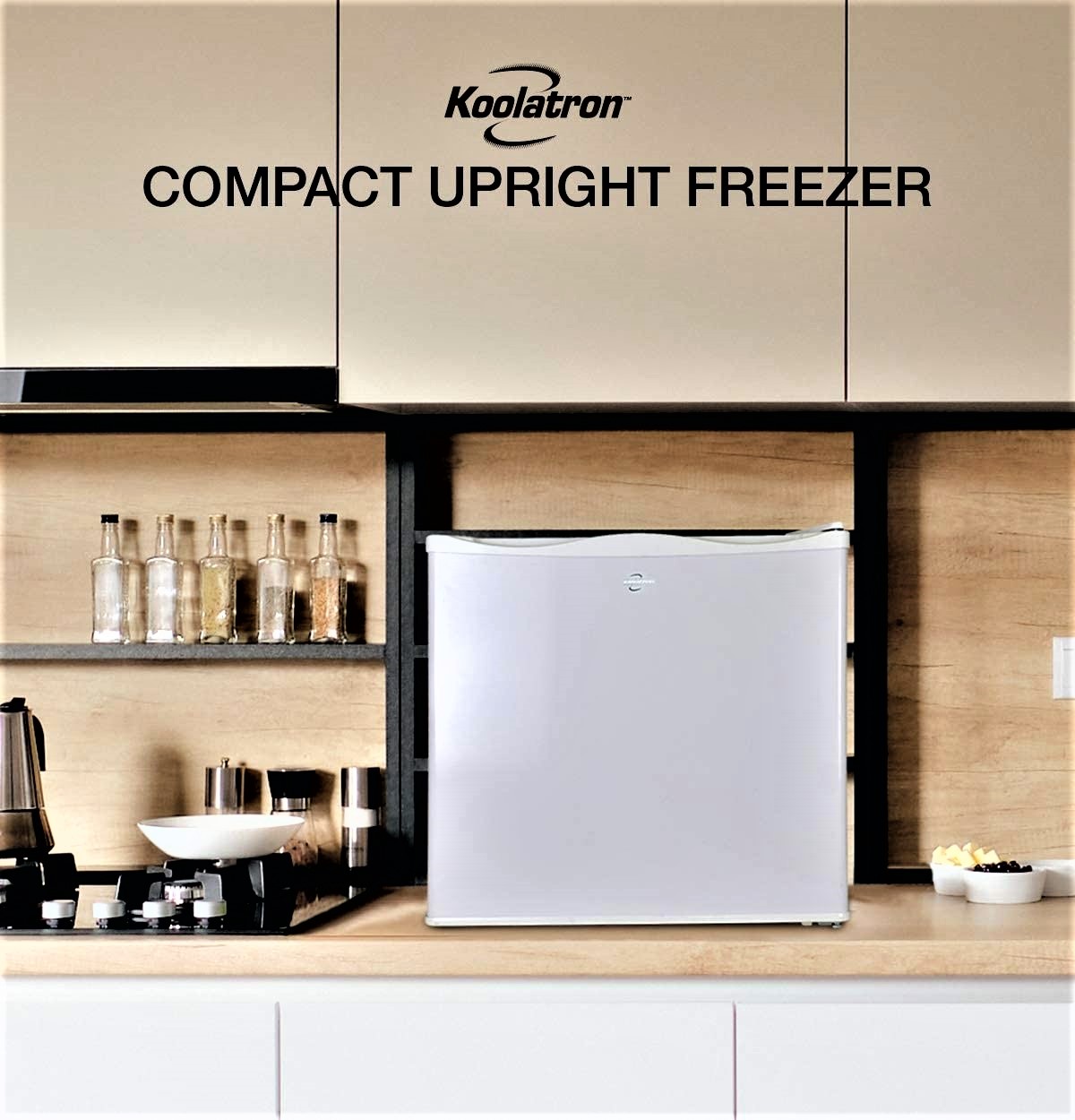 Koolatron Upright Freezer with Compressor Cooling, 1.2 Cu Ft Chest Freezer