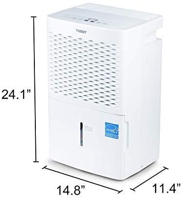 TOSOT 50 Pint with Internal Pump 4,500 Sq Ft Dehumidifier Energy Star Specs