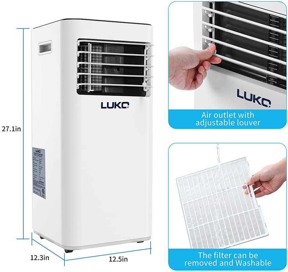 LUKO Portable Air Conditioner Specs