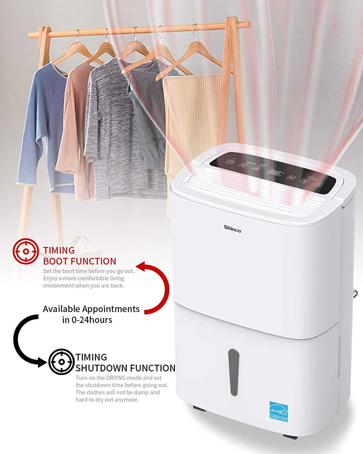 71N6swzuP8L. AC SL1500 10 BEST DEHUMIDIFIER WITH PUMP 2021 REVIEW AUTO-DRAIN