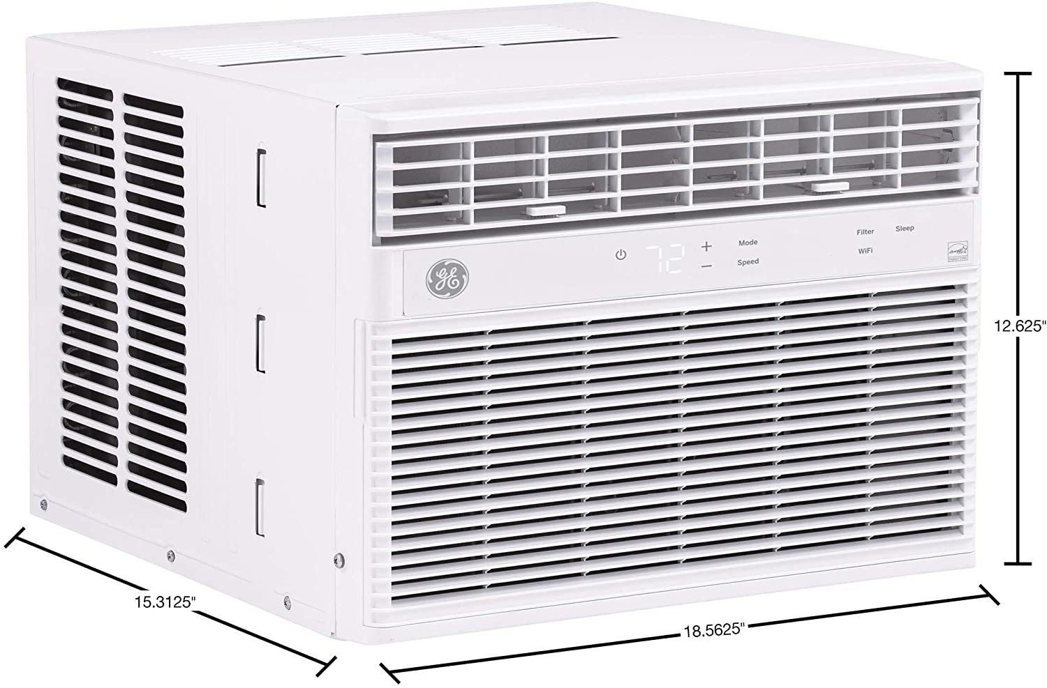 GE 8,000 BTU Smart Window Air Conditioner Specs