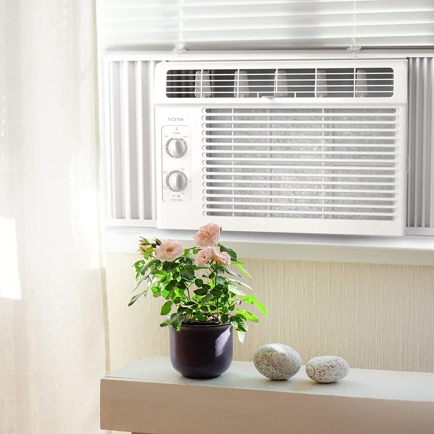hOmeLabs 5000 BTU Window Air Conditioner 