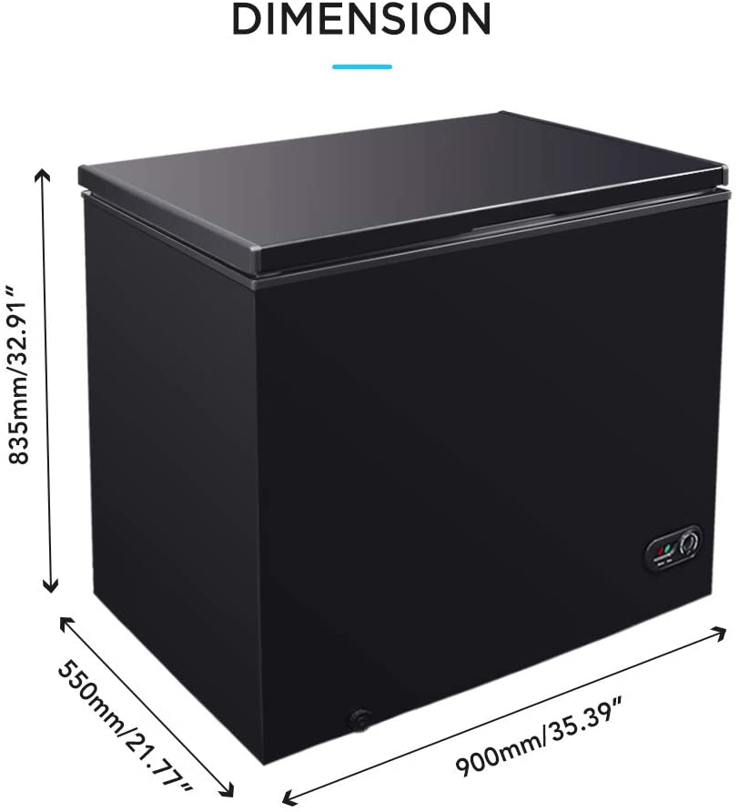 ADT Chest Freezer Free-Standing Top Door Freezers 6.8℉ to -4℉ Specs