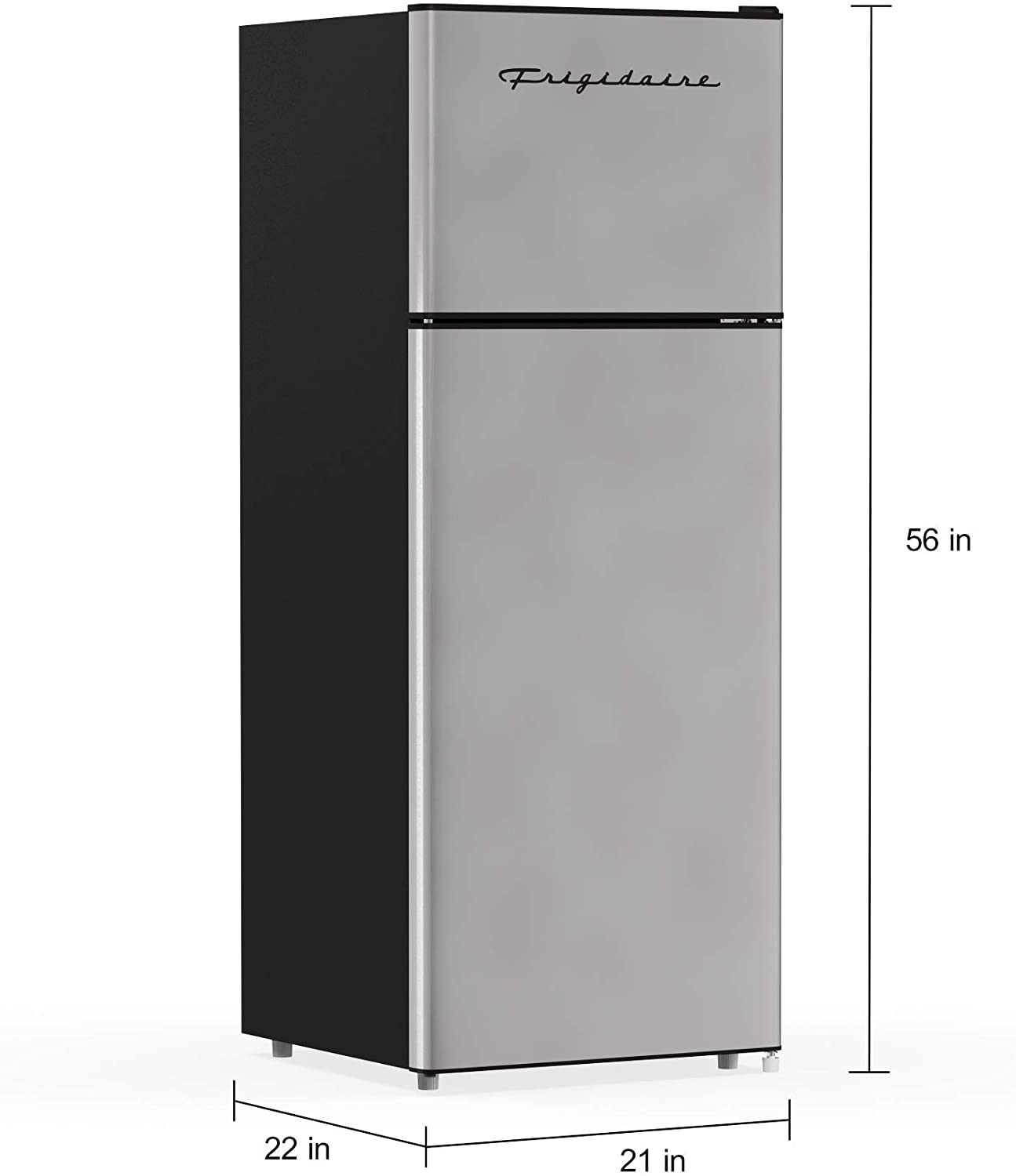 Frigidaire EFR749AMZ, Two Door Apartment Size Refrigerator with Freezer, 7.5  Cu ft Specs