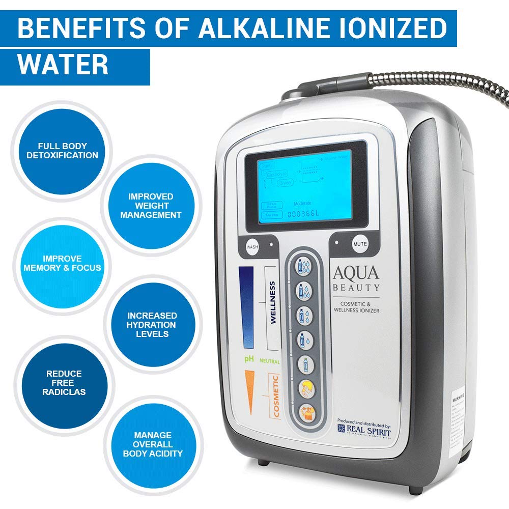 Aqua Water Ionizer Home Alkaline Water Filtration System | 4000 Liters Per Filter Specs