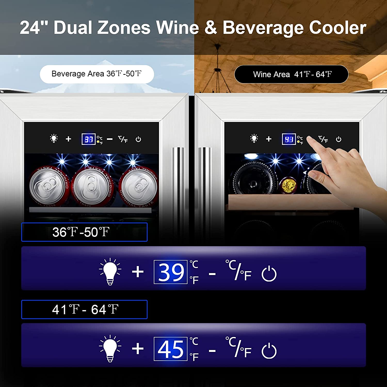 TYLZA Wine and Beverage Refrigerator Specs