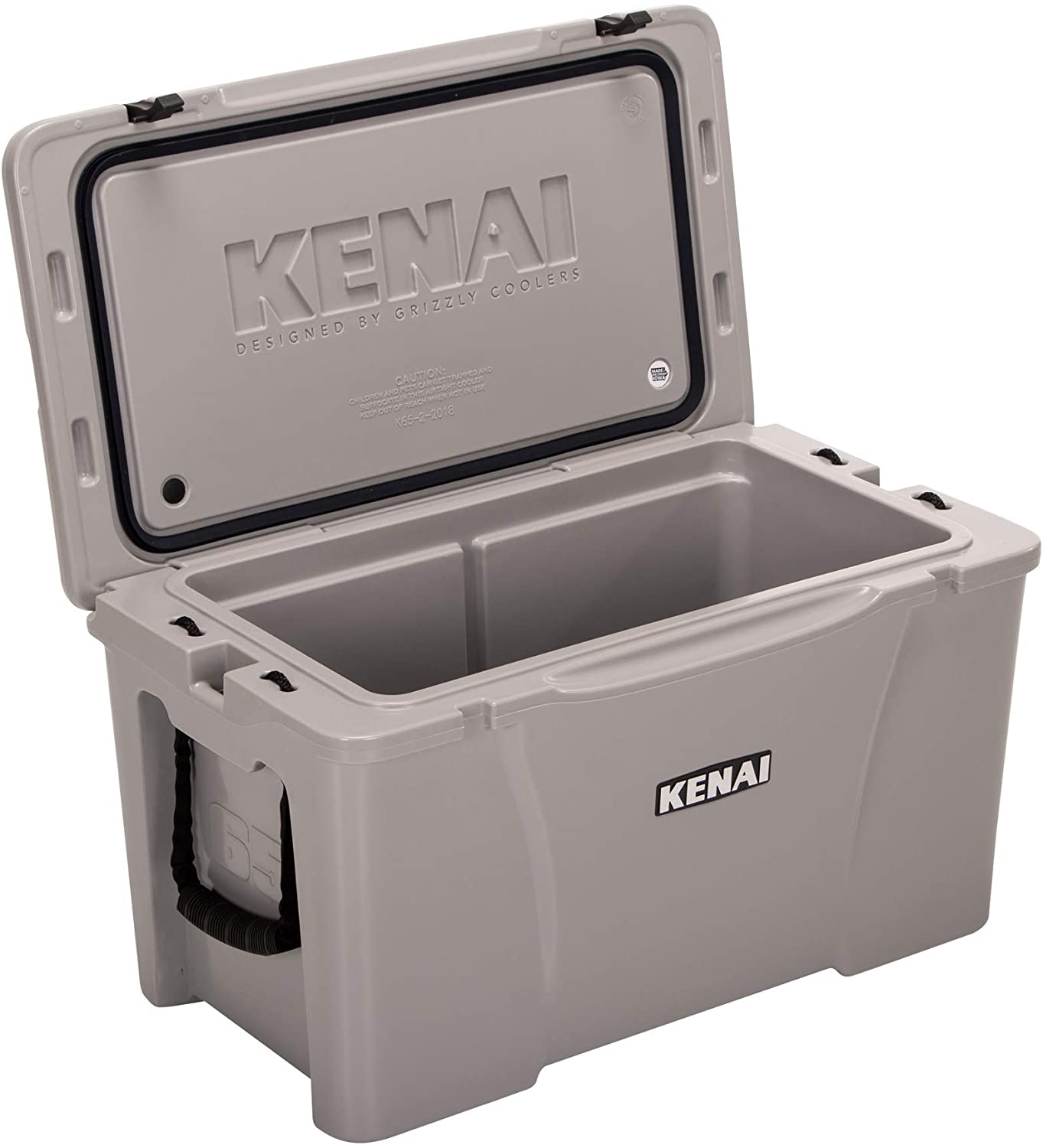 KENAI 65 Cooler, Gray, 65 QT, Made in USA Specs